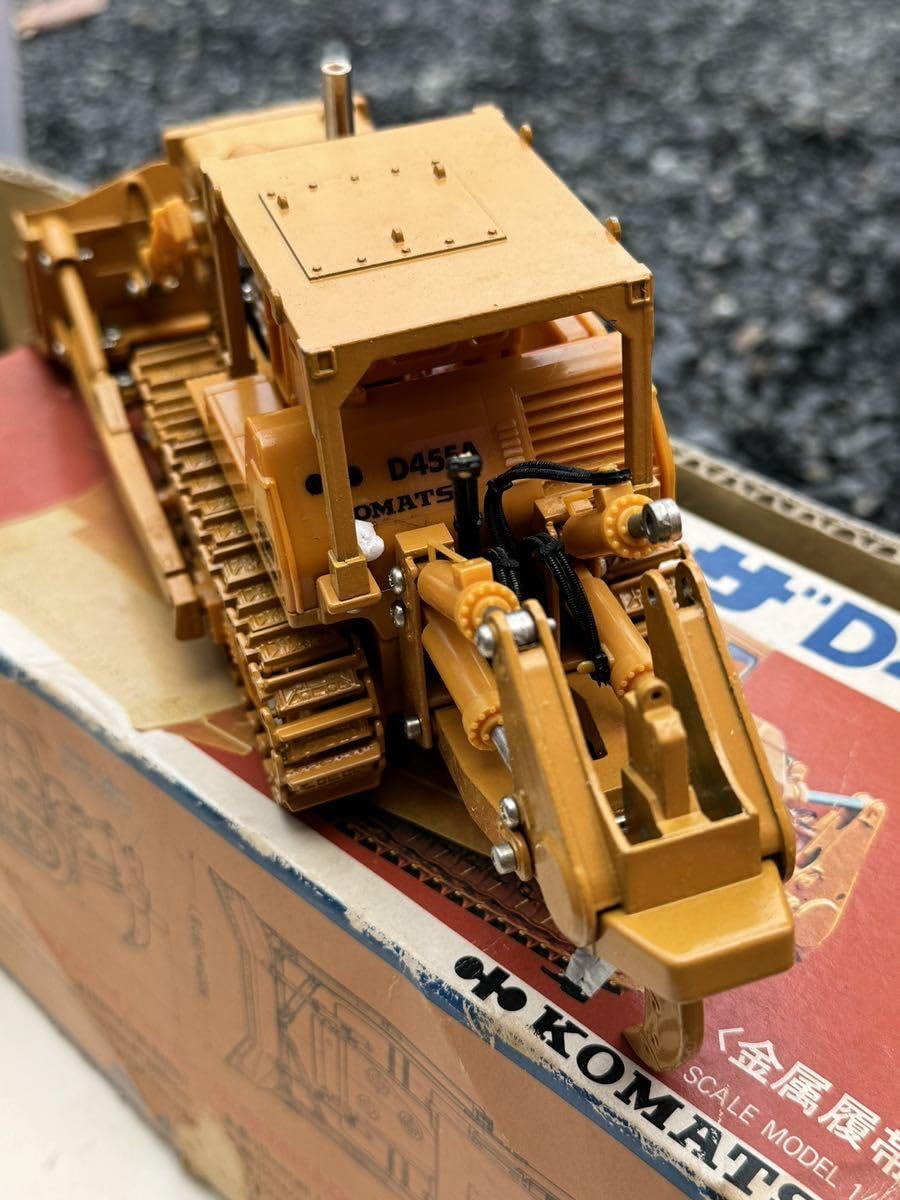 9 当時物 ダイヤペット コマツブルドーザー D455A ヨネザワ